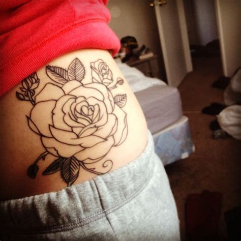 Rose Hip Tattoos Hip Tattoos And Roses On Pinterest