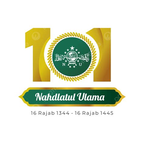 Official Logo For Years Of Harlah Nahdlatul Ulama Vector May It Be Nu Logo