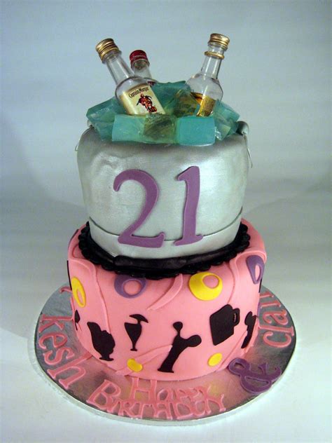 Princess Simple 21st Birthday Cakes Great 21st Birthday Shot Basket