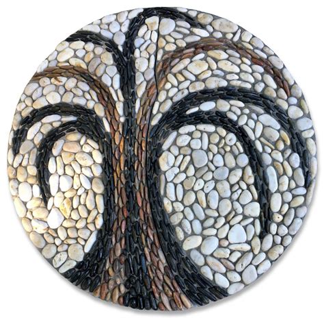 Pebble Mosaics Ready Mades For Installation In Gardens Or Public Spaces