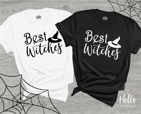 Best Witches Shirts Halloween Shirts Best Friend Shirts Etsy Witch