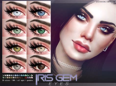 The Sims Resource Iris Gem Eyes N89 By Pralinesims Sims 4 Downloads