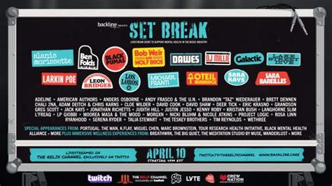 Backline Announces Set Break Livestream Event Grateful Web