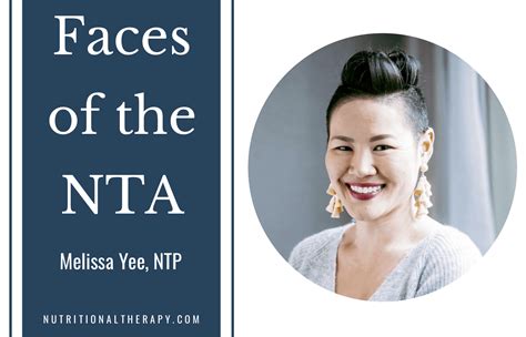 Faces Of The Nta Meet Melissa Yee Nutritional Therapy Association
