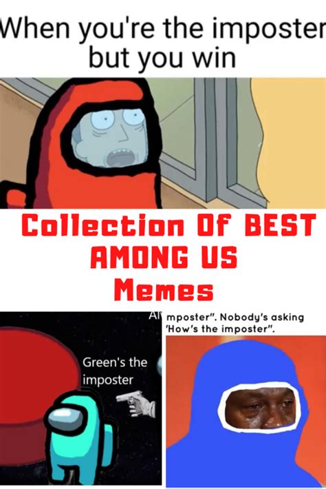 Collection Of Best Among Us Memes Guide For Geek Moms