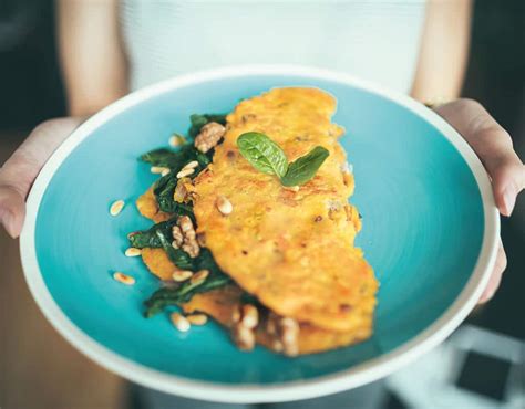 Omelet met spinazie Koolhydraatarm Eiwitrijk