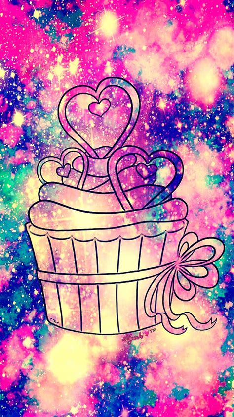 We have 83+ amazing background pictures carefully picked by our community. Cute Cupcake Galaxy Wallpaper #androidwallpaper # ...