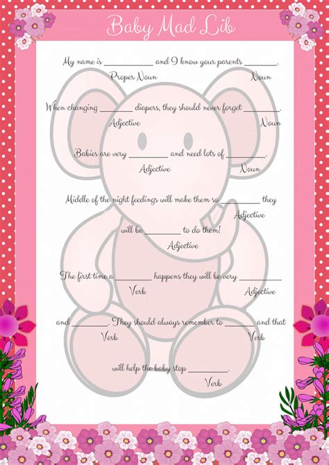 Our baby shower printables are free, and there are a variety of designs and fonts to choose from. 10 Cute Printable Elephant Baby Shower Games