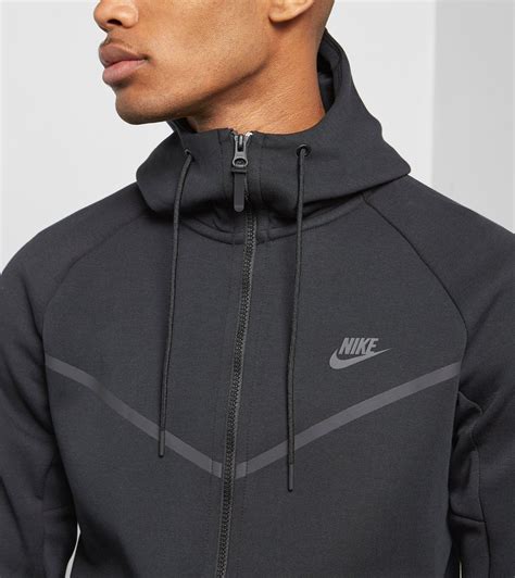 Nike Tech Fleece Windrunner Full Zip Hoodie In Black For Men Lyst
