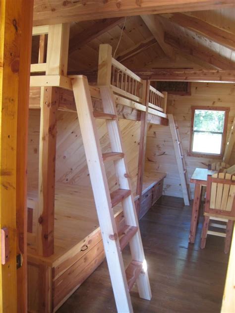 trophy amish cabins llc 10 x 20 bunkhouse cabinshown in the hunter model bunk house cabin