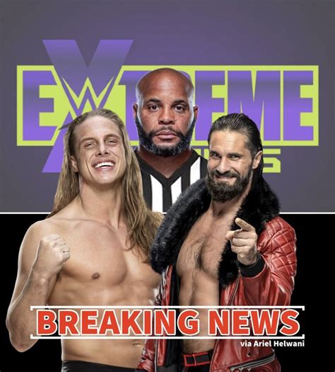 Daniel Cormier To Guest Referee Fight Pit Match At WWE Extreme Rules WON F W WWE News Pro
