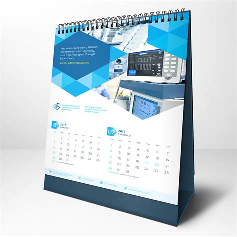 Misalnya kalender meja berbentuk persegi hingga yang dapat dijadikan tempat menyimpan peralatan tulis lainnya. Desain Kalender Keren dan Elegan Terbaru