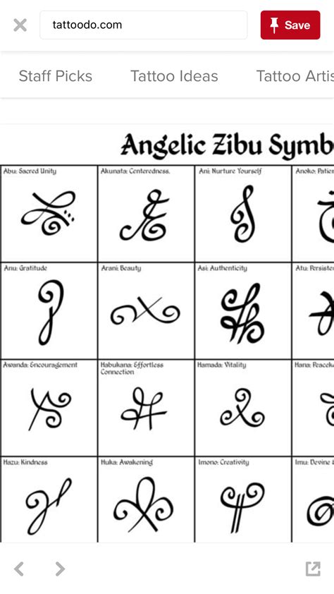 Pin By Belle Robison On Tattoo Angelic Symbols Zibu Symbols Symbols