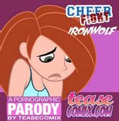 Teasecomix Cheer Fight Kim Possible And Bonnie Oil Wrestling