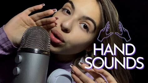 asmr 100 hand sounds e sons de boca mouth sounds relaxantes youtube