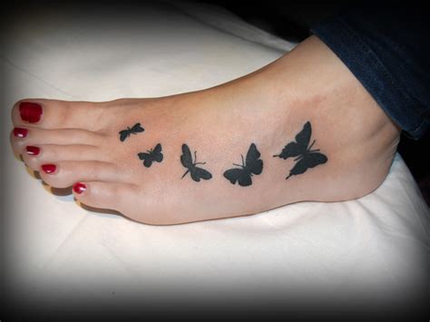25 Cute Butterfly Foot Tattoo Design Ideas For Girls Entertainmentmesh