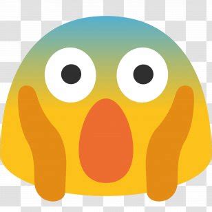 Emojipedia Screaming Fear Emoticon Nose Emoji Face Transparent Png