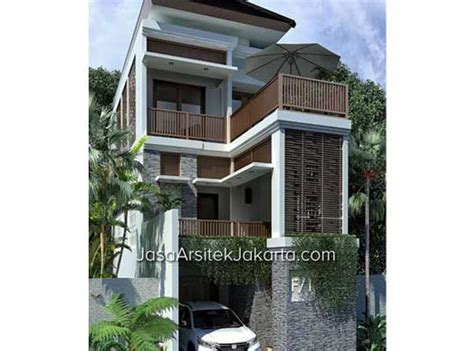 Ukuran yang nanggung, lebar t. Desain Rumah 3 Lantai Lebar 5,5 m bu Fifi di Jakarta ...