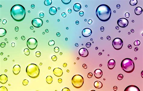 Rainbow Water Drops Cool Backgrounds Rainbow Water Water Drops