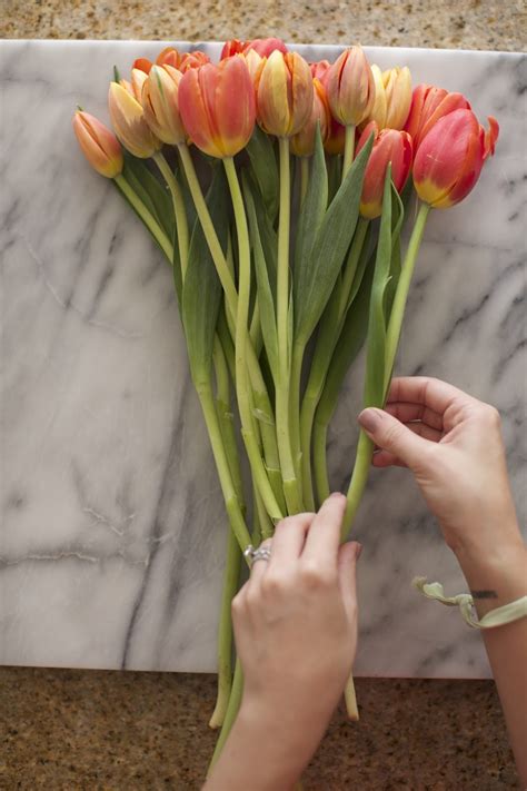 Easy Tulip Arrangement Rachel Talbott