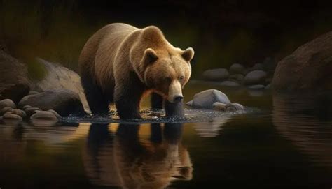 Three Brown Bears Walking Through A Forest Background Picture Of Bears
