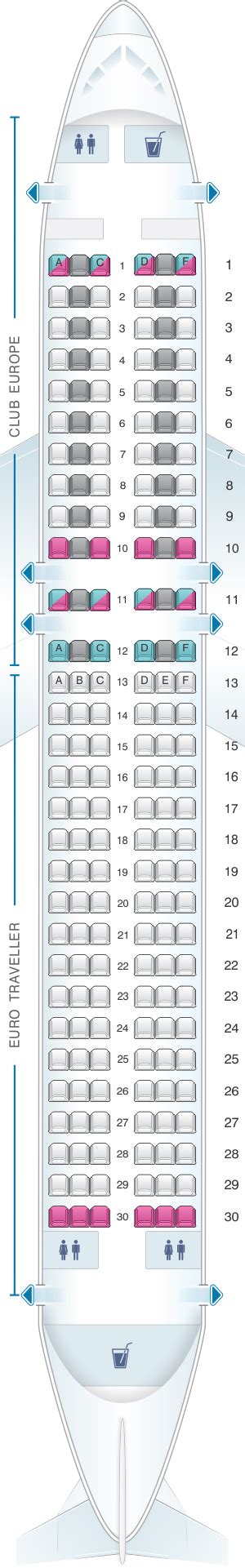Seating Chart Airbus A320