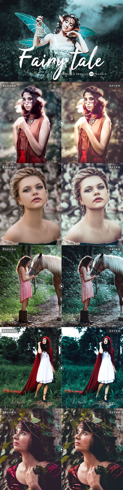Many photographers are lost when they download a preset and ask themselves how to install. Fairytale Pro Lightroom Presets | Unique Photoshop Add-Ons ...