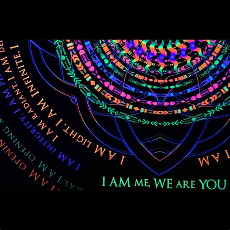 Psytrance Uv Mandala Backdrop We Are The One Fractalika