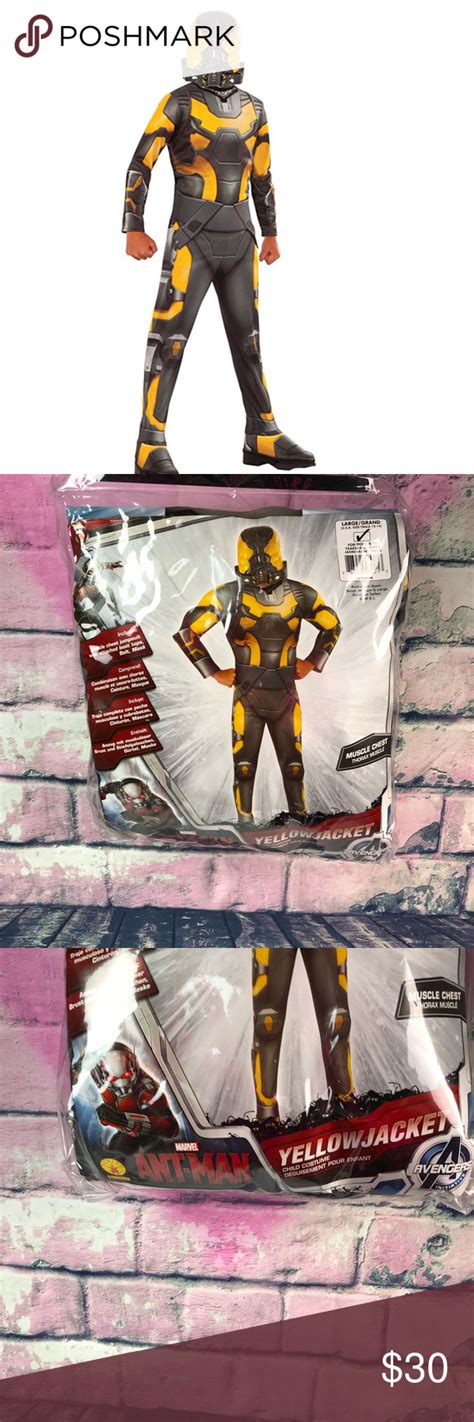 Kids Yellow Jacket Costume Deluxe Ant Man Costumes Mens Costumes