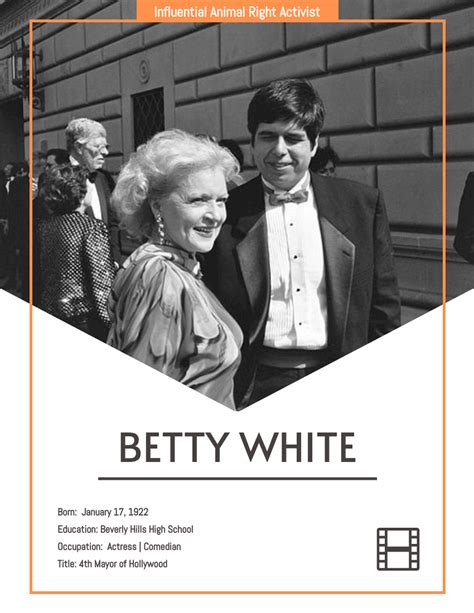 Betty White Biography Biography Template