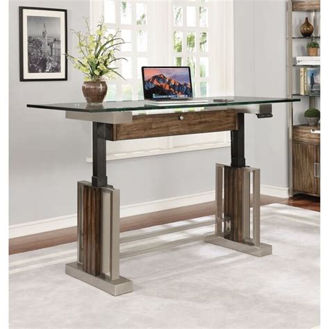 Shop 66 Soho Sit N Stand Desk Free Shipping Today Overstock