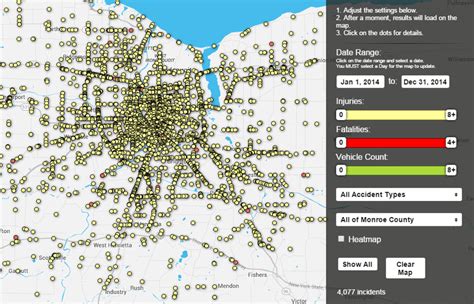 Transit Group Releases Interactive Crash Map Wxxi News