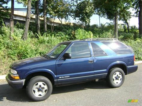 2001 Indigo Blue Metallic Chevrolet Blazer Ls 4x4 20238987 Gtcarlot