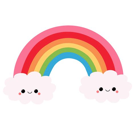 Resultado De Imagen Para Arcoiris Png Kawaii Stickers Rainbow