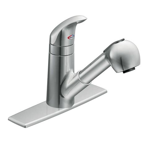 Get free shipping on qualified 2, moen kitchen faucets or buy online pick up in store today in the kitchen department. MOEN Integra Single-Handle Pull-Out Sprayer Kitchen Faucet ...