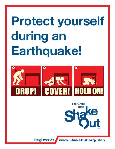 Earthquake Safety Poster