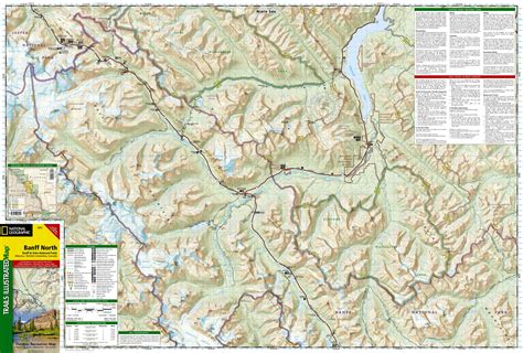 Banff National Park Trail Map