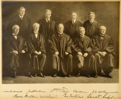 Lot Detail William H Taft Supreme Court 9x125 Signed By All 9