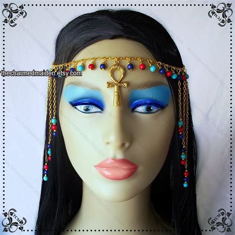 Egyptian Headpiece Goddess Headdress Egyptian Queen Circlet Etsy Uk