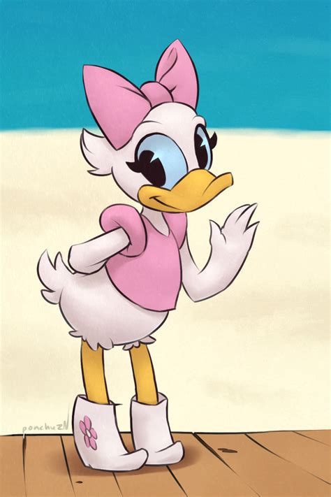 Image Daisy Duck By Ponchuzn D6cvvempng Wikimouse The Disney
