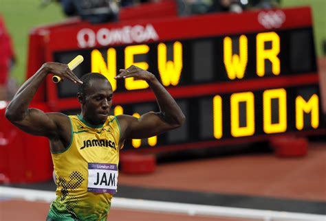 Usain Bolt Wins Third Gold Medal Of London Games Leads Jamaica To