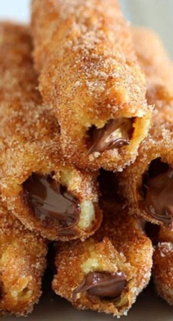 Nutella Stuffed Churros Nutella Desserts Nutella Recipes Easy No Bake