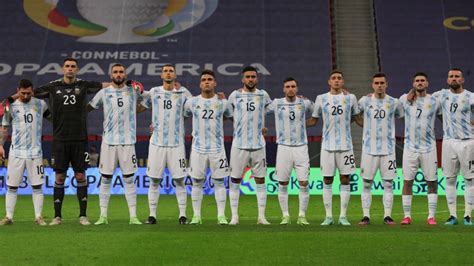 La Formación De Argentina Para La Final Ante Brasil Por La Copa América