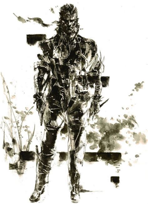Image Mgs3 Big Boss Artwork Metal Gear Wiki Fandom Powered By
