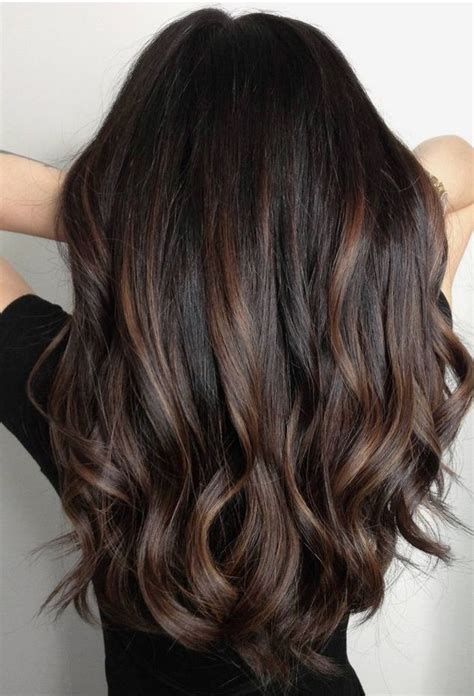 When choosing a highlight shade for dark brown hair, its best to start within one or two shades of your base color.that said, your stylist can work with you to achieve lighter and brighter highlights overtime. sunkissed highlights black curly hair - Google Search ...