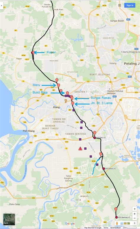 Jalan seri lagenda 31 km. Lebuhraya Persisiran Pantai Barat E32 | CariGold Forum