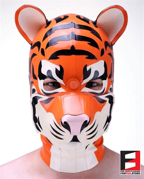 Latex Tiger Mask For Your Pleasure Forfun