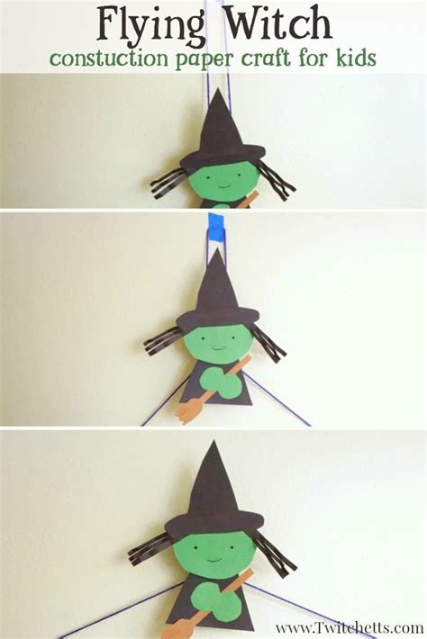 Construction Paper Witch Craft Papercraft Among Us