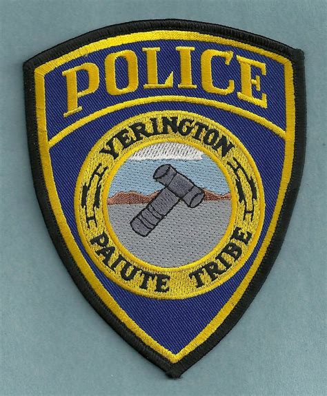 Yerington Paiute Nevada Tribal Police Patch Police Patches Police
