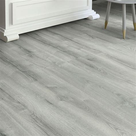 You can have your gray coloured floors and your kitchen oak cabinets too. Bathgate Grey Oak effect Laminate flooring 2.14 m² Pack ...